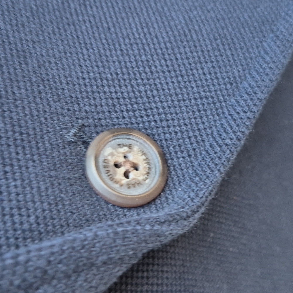 CHUBBIES Solid Dark Navy Weave Cotton Turkey‎ Sz XL Mens Blazer Jacket - Picture 4 of 9